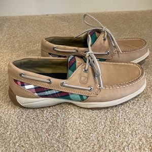 Sperry Tartan/Plaid Boat Shoes Size 6 - new